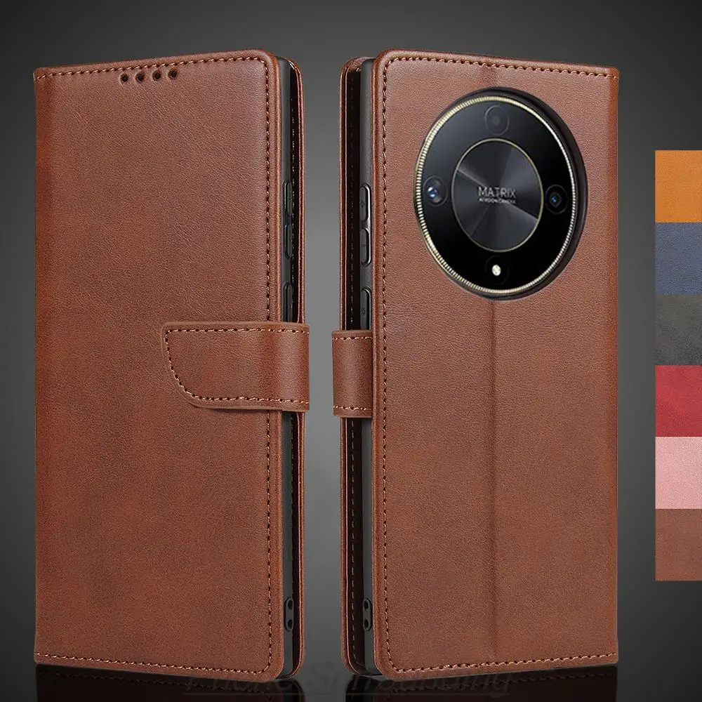 

Honor X9b Case Wallet Flip Cover Leather Case for Huawei Honor X9b Pu Leather Phone Bags protective Holster Fundas Coque