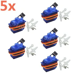 5pcs 5g SG-50 Micro Servo digitale con ingranaggio in plastica SG50 per RC Car RC Airplane Helicopter aeromodeling Boat