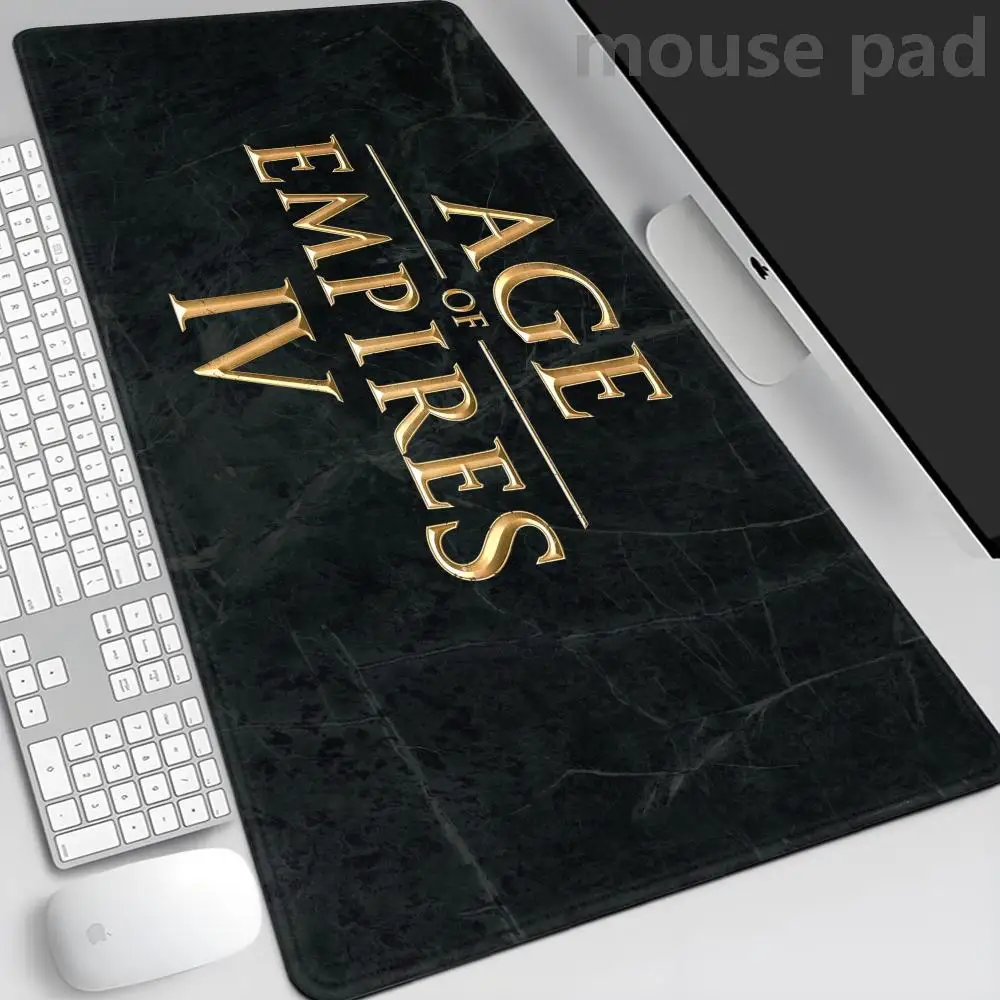 

Game Mouse Pad Age Of Empires Deskpad Pc Gaming Accessories HD Keyboard Mousepad Gamer Computer Mausepad Laptop Cabinet Desk Mat