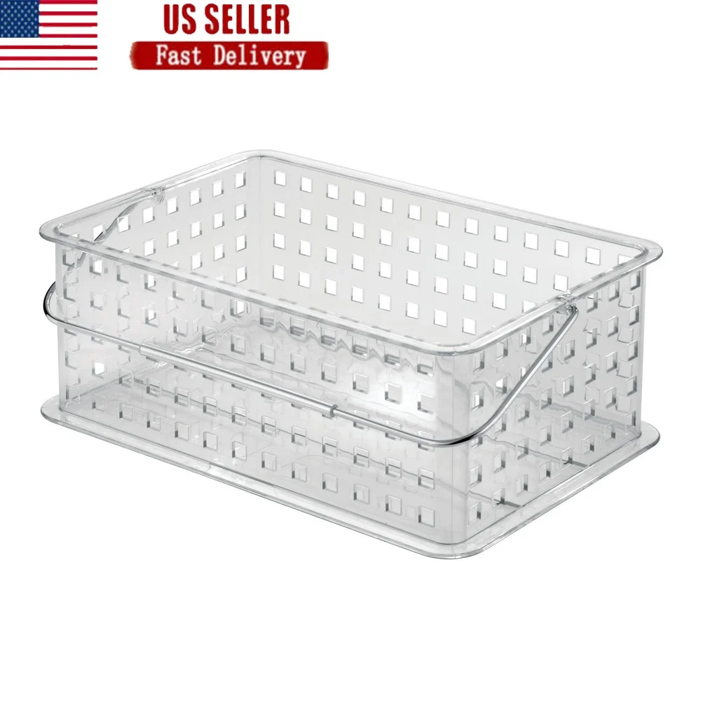 

Портативный органайзер для душа Caddy с ручкой, штабелируемые дренажные отверстия для хранения, переработанная пластиковая сумка для ванны, сумка для ванной комнаты