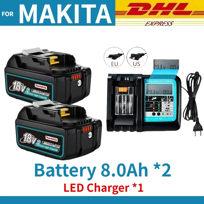 

Original for Makita DTW600 12.0Ah 18V rechargerable batteryfor Makita DDF487 DTD173 DTW700 DGA404Replacement Lithium Battery