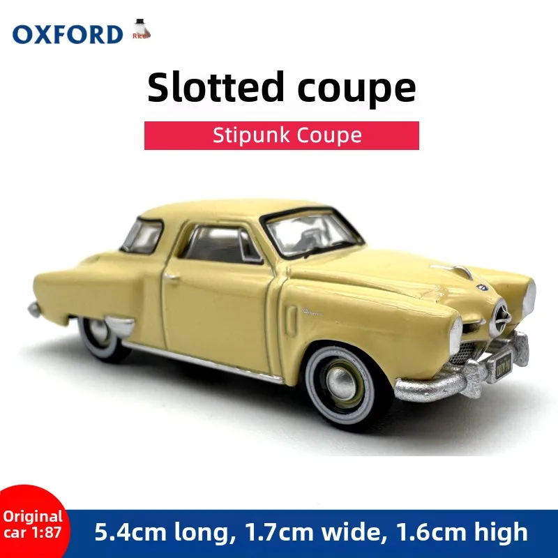 Diecast OXFORD Stiponk Coupe im Maßstab 1:87, altmodisches Vintage-Legierungsautomodell, Sammlerspielzeug, Geschenk, Souvenir, Display-Ornament