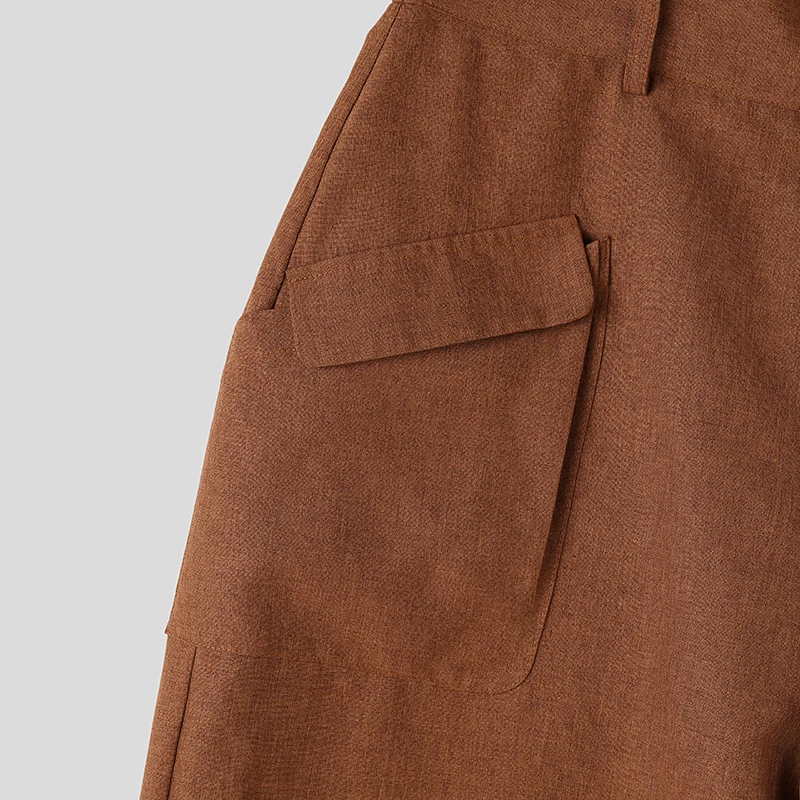 INCERUN Herren-Jumpsuits, einfarbig, ärmellos, lässig, mit Trägern, für Herren, Streetwear, locker, 2026, modische Herren-Overalls, Hosen – Detail 19