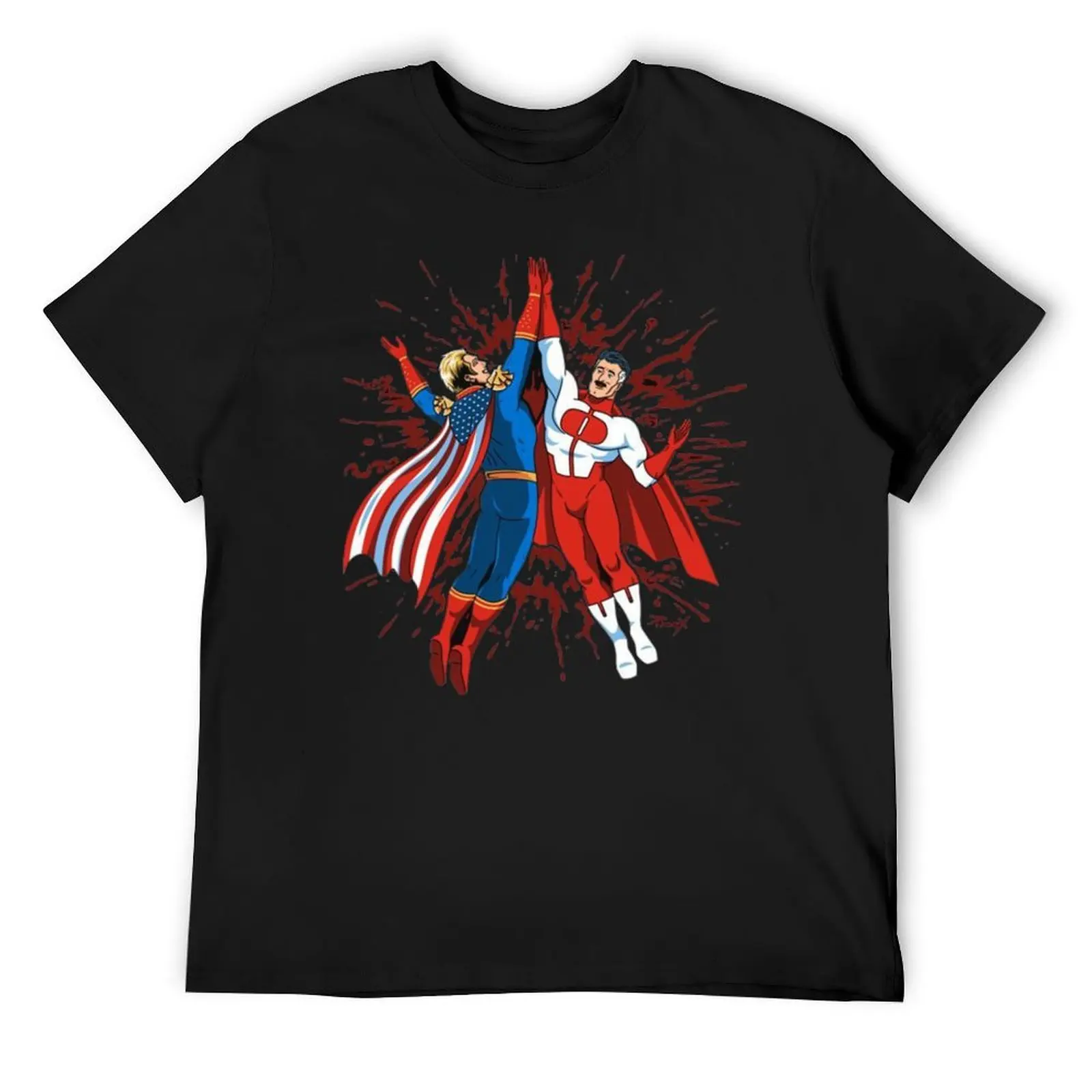 

Omni Man and Homelander T-Shirt T-Shirt oversizeds Blouse shirts graphic shirts men graphic