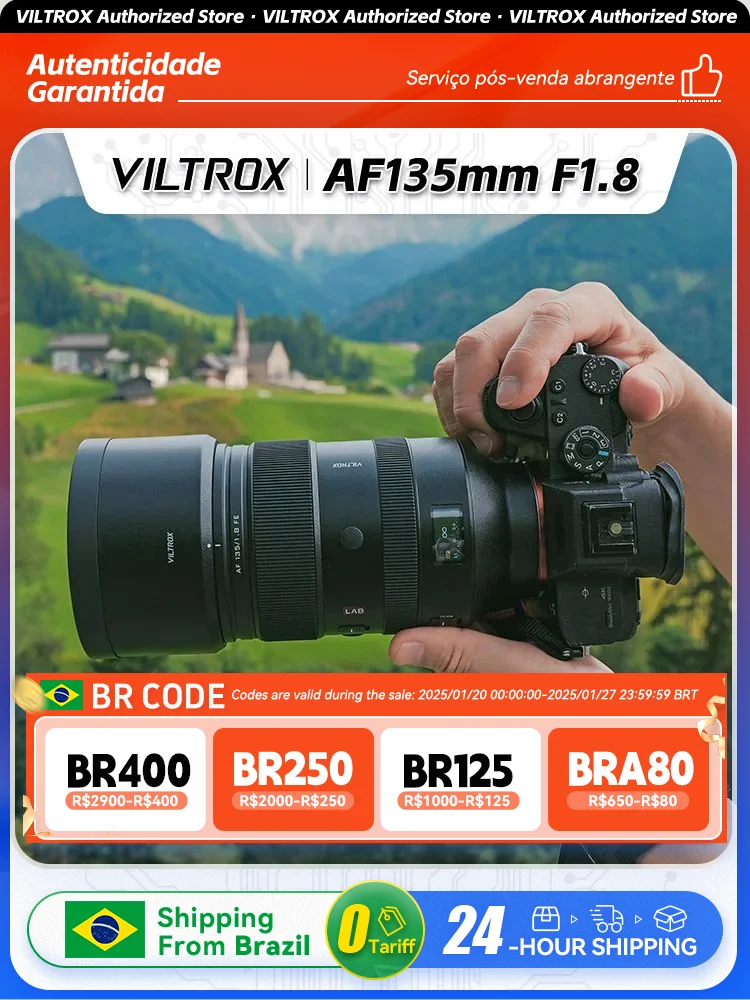 Viltrox AF 135mm F1.8 LAB Cameras Lens Full Frame Auto Focus Lens For Sony FE  Cameras Dor zve10 ZV-E1 A7 A7CR A7C2 A6700 135 18