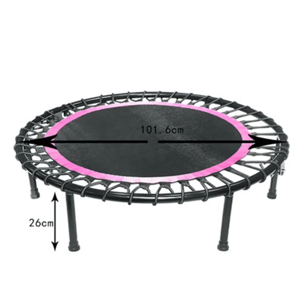 

40 Inches High Quality Mute Round Mini Fitness Indoor Trampolines for Kids and Adult