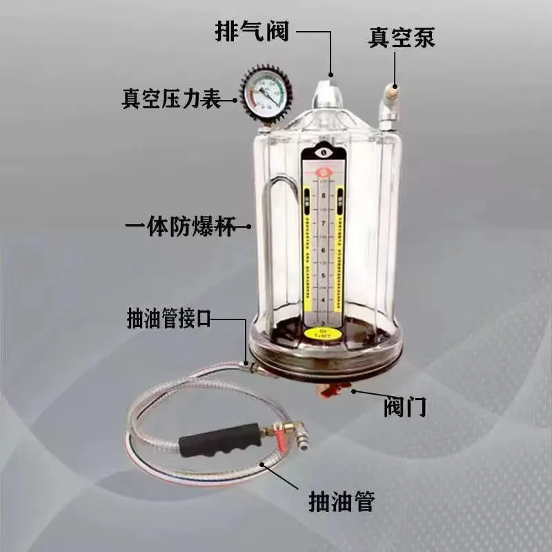 Precision Clear Suction Cup for Pumping Unit, Auto Maintenance Tool, Bulk Supply of Measuring Cup and Accessories