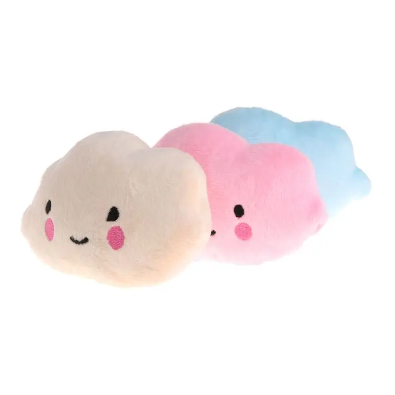 ตุ๊กตาสัตว์เลี้ยงสุนัขของเล่นน่ารัก Cloud Squeaky ของเล่นสำหรับแมว Interactive ของเล่นสุนัข T