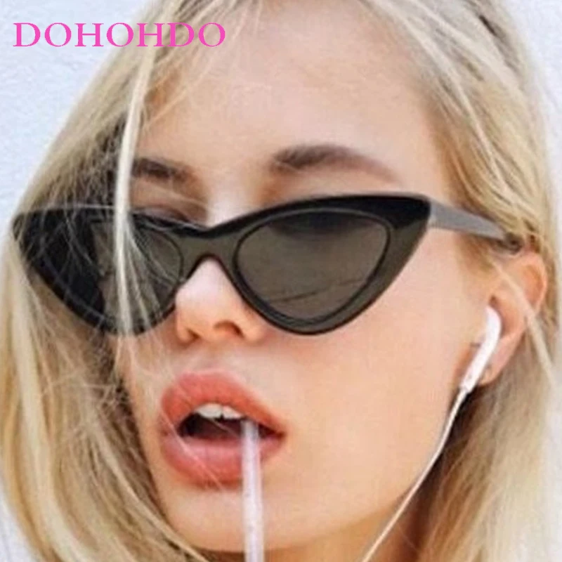

Luxury Designer Triangle Small Frame Cat's Eye Women Sunglasses Trend Fashion Men Sunglass Outdoor Travel Ladies Eyewear UV400