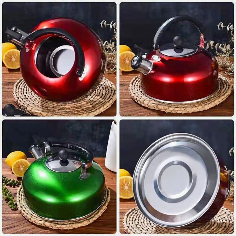 2023 The Latest 3L/4L Stainless Steel Kettle Hotel Singing Pan Household Hemispherical Gas Induction Cooker Kettle Teapot