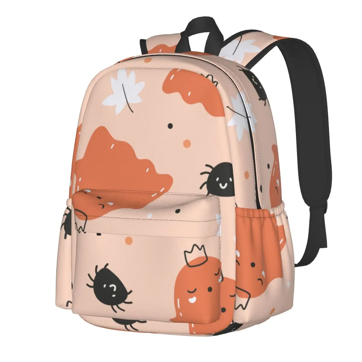

Cute Ghost And Spider Pattern Halloween Large Capacity Student Backpack Casual Fashion School Bag