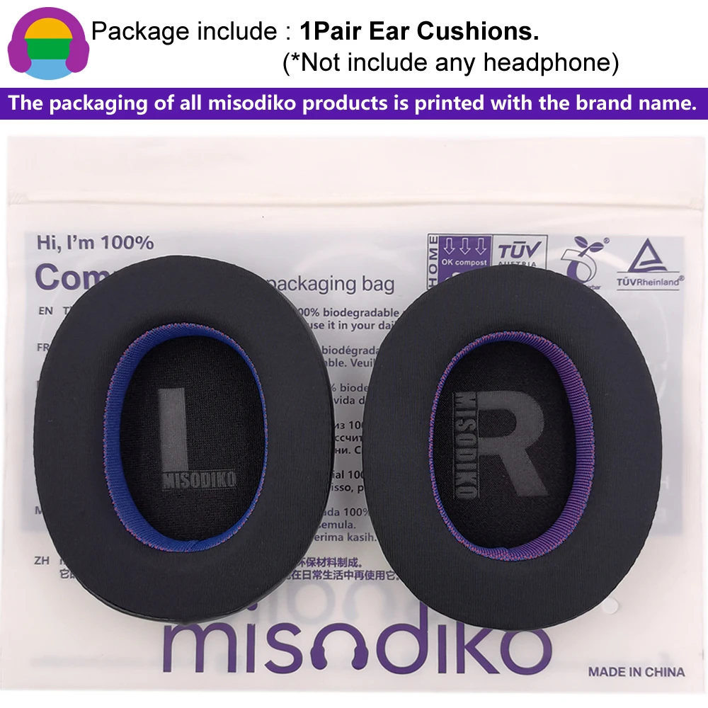 misodiko Upgraded Earpads Replacement for Skullcandy Hesh 3 / EVO / ANC, Crusher Wireless / EVO / ANC Headphones