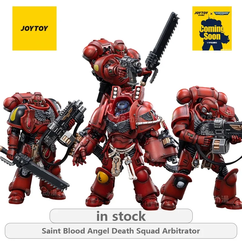 

JOYTOY Original Warhammer 40k Blood Angels Series Arbitrator, Aggressor Action Figure Model Toys Movable Model Gifts Fo Boys