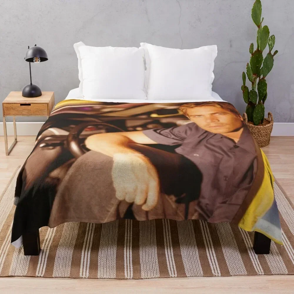 

Paul Walker Throw Blanket Elegant Warm Throw Blanket for Hotel Home