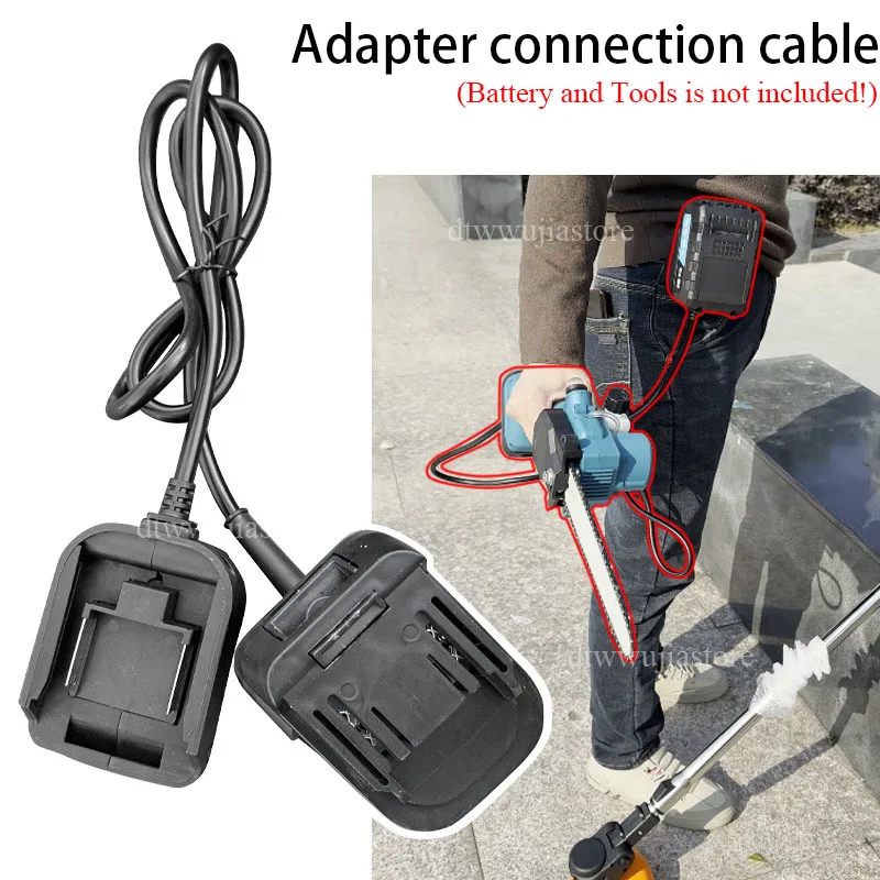 Li-ion Battery Adapter Expansion Cable Splitter Extended Line Weight Reducer For Makita 18V Battery For Lomvum Zhipu Power Tools