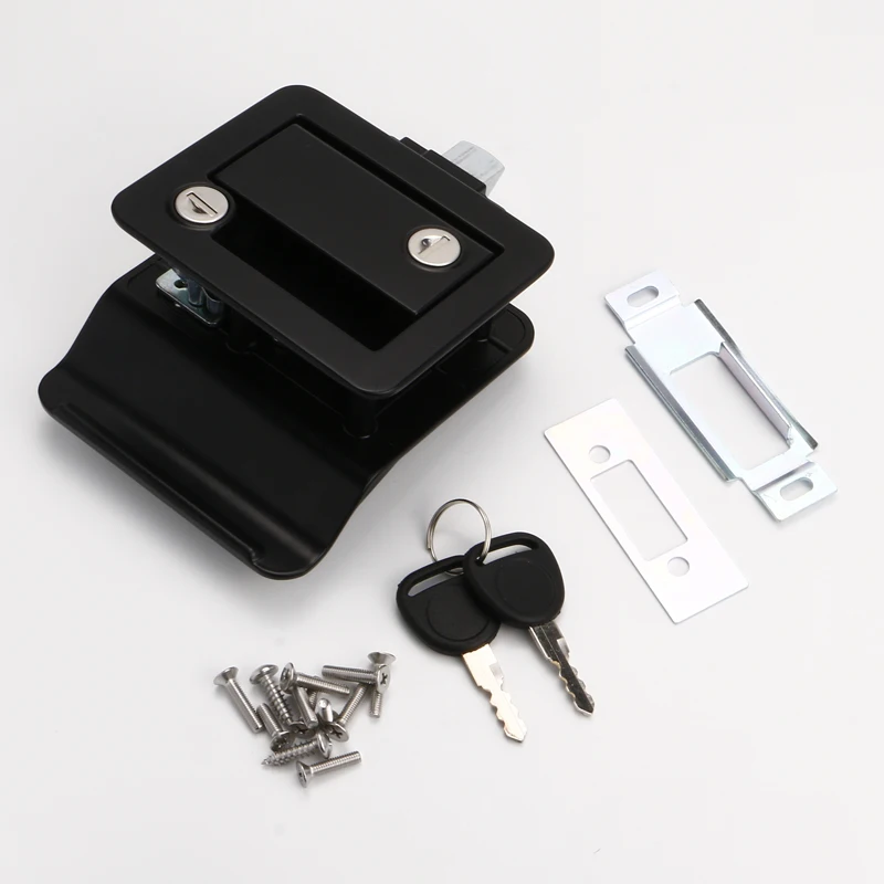 Caravan RV Aluminum Frame Entry Door Lock Zinc Alloy Side Camping Trailer RV Lock