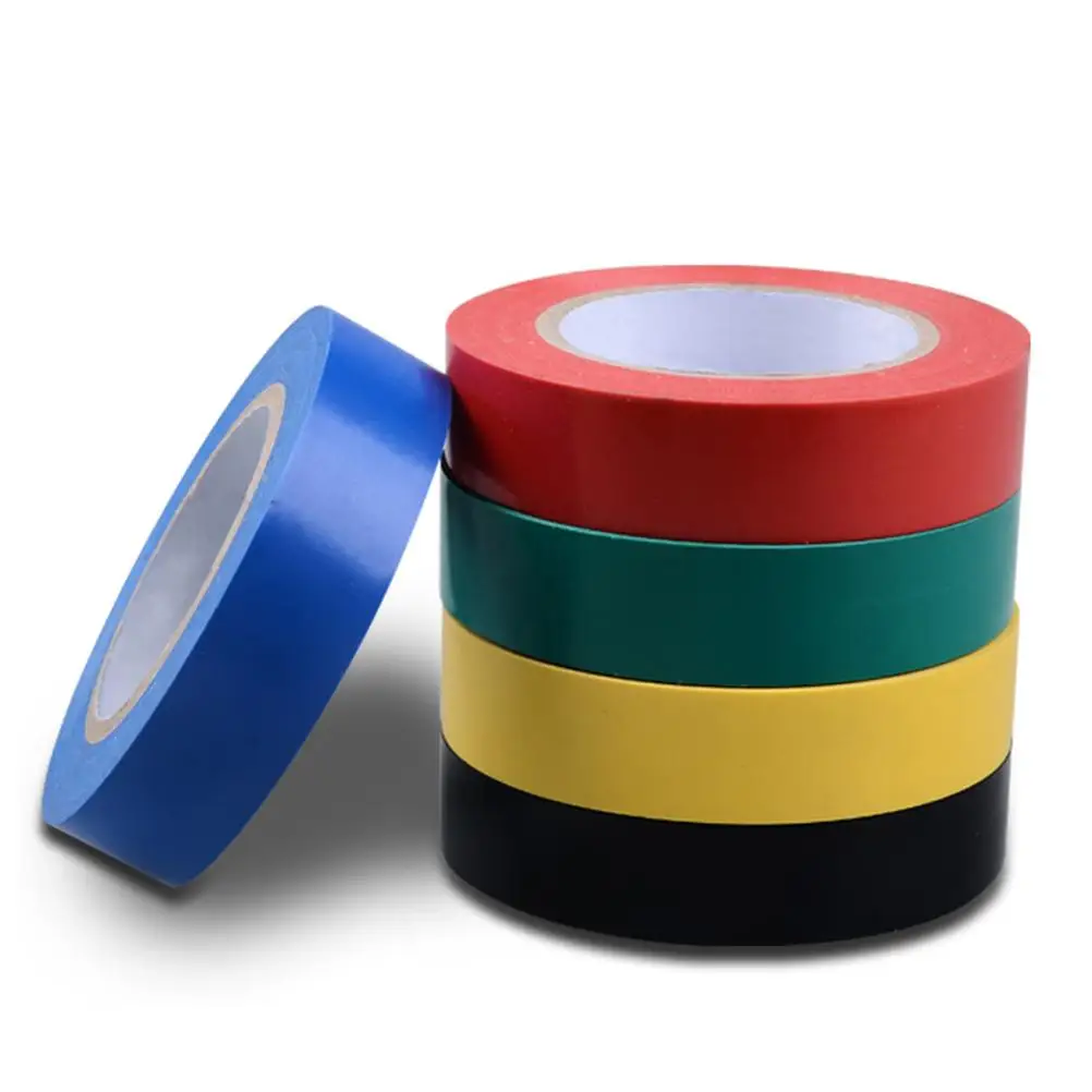 

1pc PVC Adhesive Waterproof Electrical Tape Electrical Insulation Tape for DIY Industrial Home Use (Red)