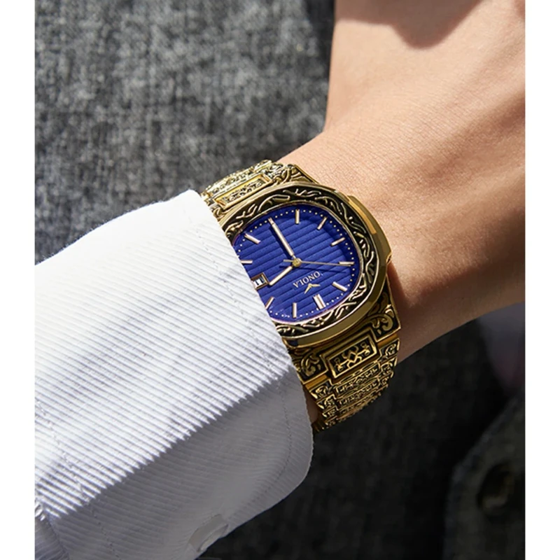 ONOLA 3808  Brand Luxury Classic Watch Male Fashion Cusual Quartz Wrist Best Watch Waterproof Vintage Simple Designer Men Watch