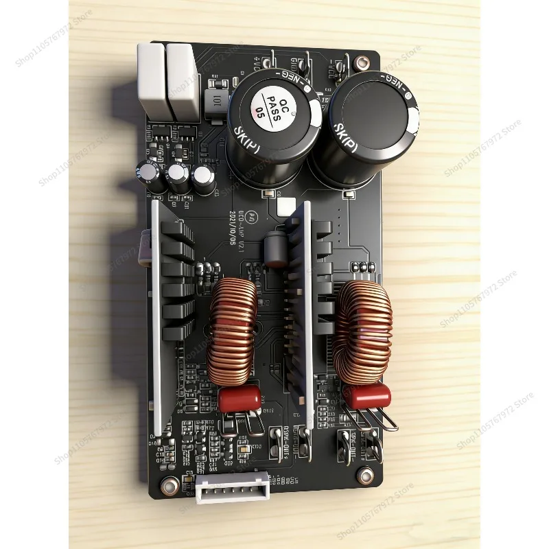 For UCD dual channel class D amplifier, stereo digital amplifier module 2 * 500 watts can bridge 8 ohm 800 watts
