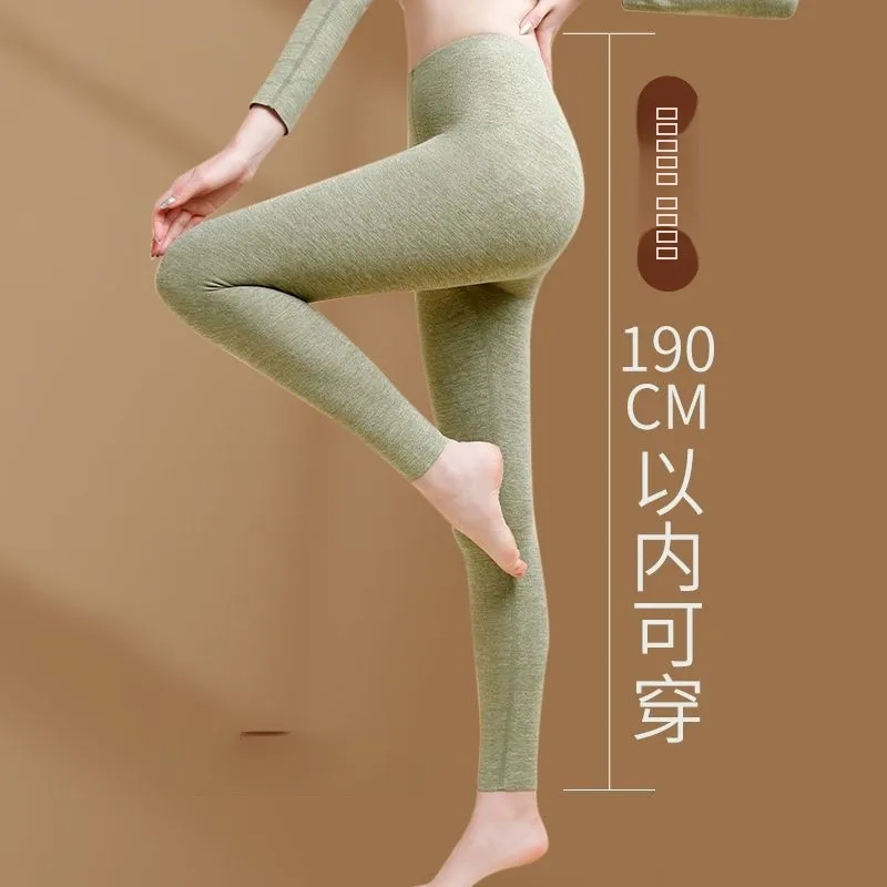 

Женские длинные термоштаны из шерстяного вельвета с высокой талией, утепленные брюки больших размеров для зимы, модные женские брюки для холодной погоды