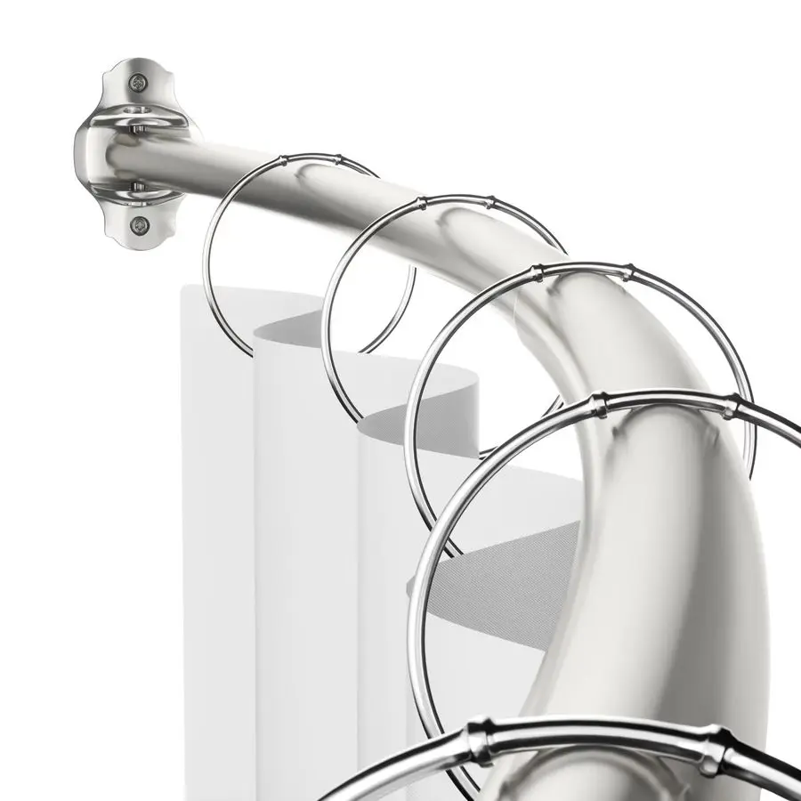

Shower Curtain Rod, Adjustable 4072 inches Extra Wide Curved Shower Rods for Bathroom, Rust proof Shower Rod, Stainless Steel Cu