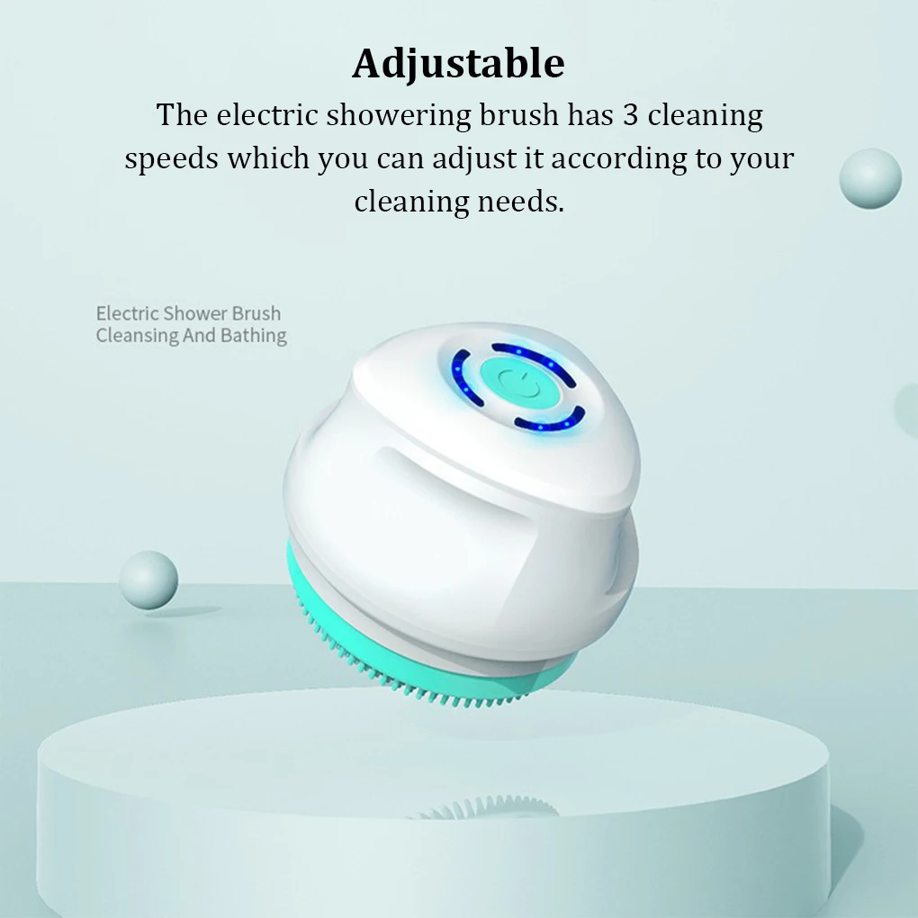 

Electric Bathing Brush Body Scrubber Brushes 360°Rotating Bathroom