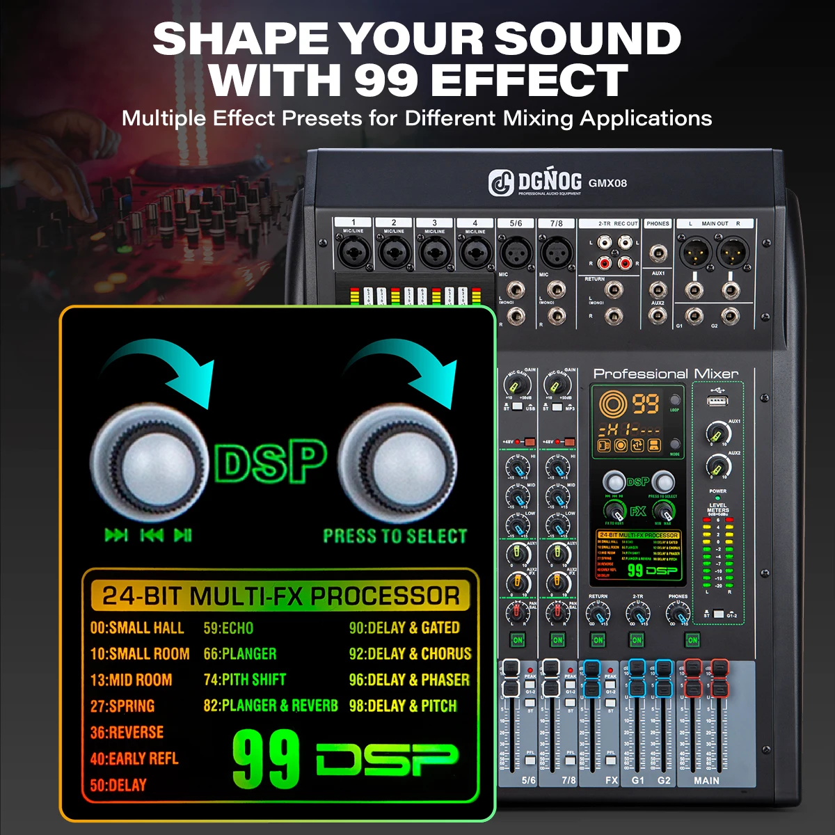 DGNOG GMX 8/12/16-Channel Audi - Audio Interface Usb 8 Channel review and price