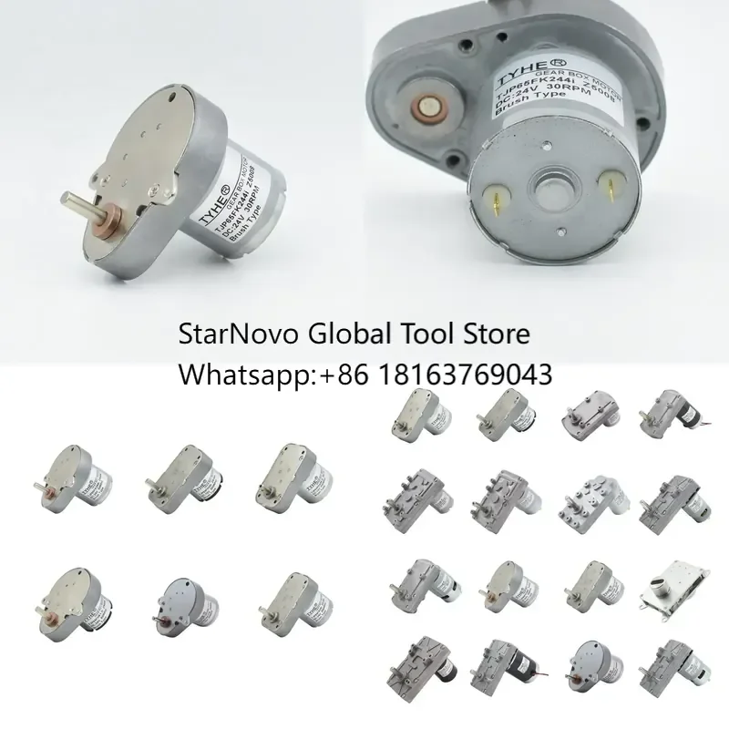 2026 Hot！ TYHE Manufacturer Shaped Gearbox Size 12v Low Power 3w High Torque 1.5nm Low Speed 400rpm PmDc Flat Reducer Gear