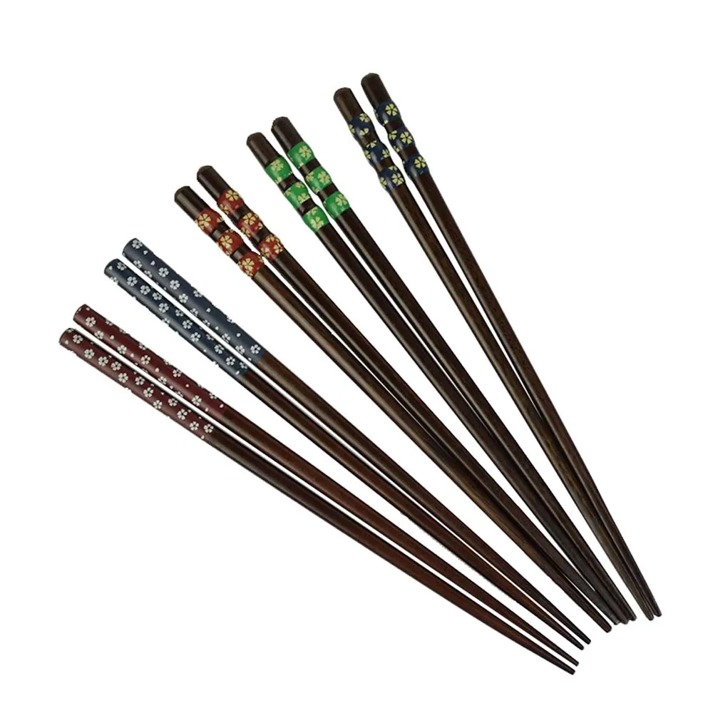 Healthy Reusable Cooking Handmade Natural Wooden Japanese Dinnerware Kitchen Tools Wood Chopsticks Sushi Chopsticks