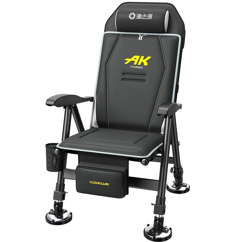2026 New European Fishing Chair, Upgraded 4-Position Reclining for Carp Fishing, Outdoor Angler Gift, Heavy Duty Portable Seat