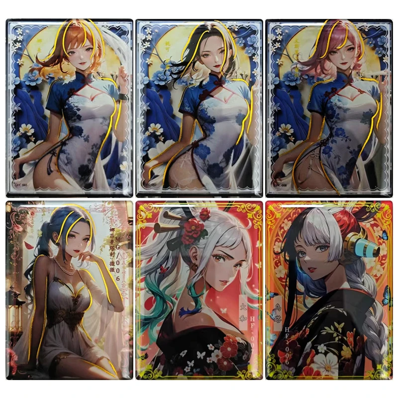

Yimo Anime One Piece MG QHC HF Card Nami Vivi Hancock Yamato Robin Uta Collection Cards Christmas Birthday Gifts Children's Toys