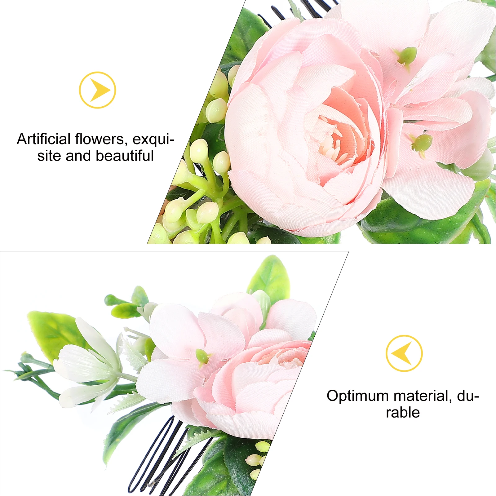 

1pc Bride Elegant Accessories Wedding Party Headdress Hair Accessories Bridal Hair Decor Floral Hairpin For Banquet