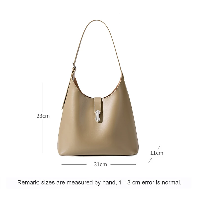 Imagem -03 - Bolsala Luxuosa de Couro para Mulheres Bolsa de Compras Casual Feminina Bolsa Mensageiro Simples Bolsa de Ombro para Senhora Estilosa Nova 2024