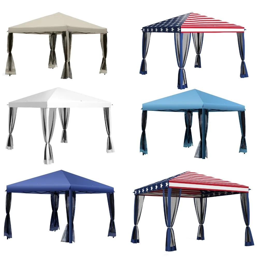 

10' x 10' Pop Up Canopy with 4 Removable Sidewalls