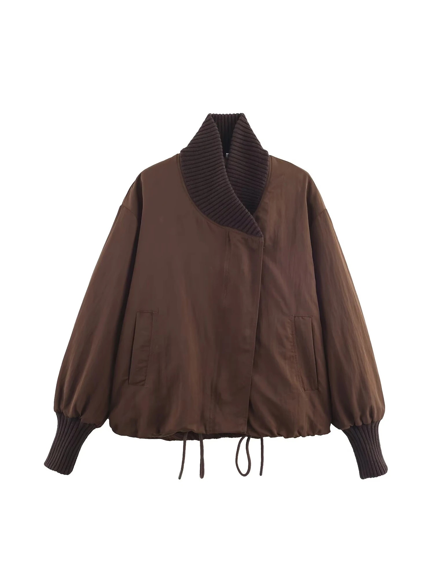 

Женская коричневая осенняя куртка, пальто в стиле Харадзюку, уличная куртка с длинными рукавами, винтажная корейская модная верхняя одежда больших размеров, одежда 2000-х годов