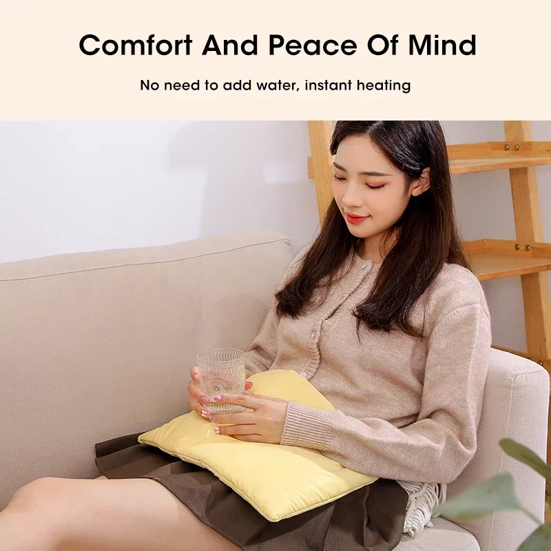 Electric Portabale Warmer Hand Warmer Winter Graphene Heating Pad Electric Body Belly Heater Warmer Mat USB Connect