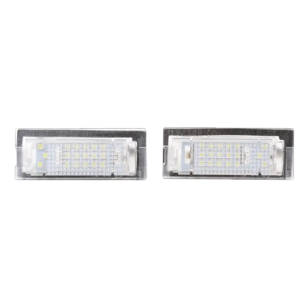 1 Pair Auto Car 18LED License Plate Lamp Light for BMW E39 5-Door