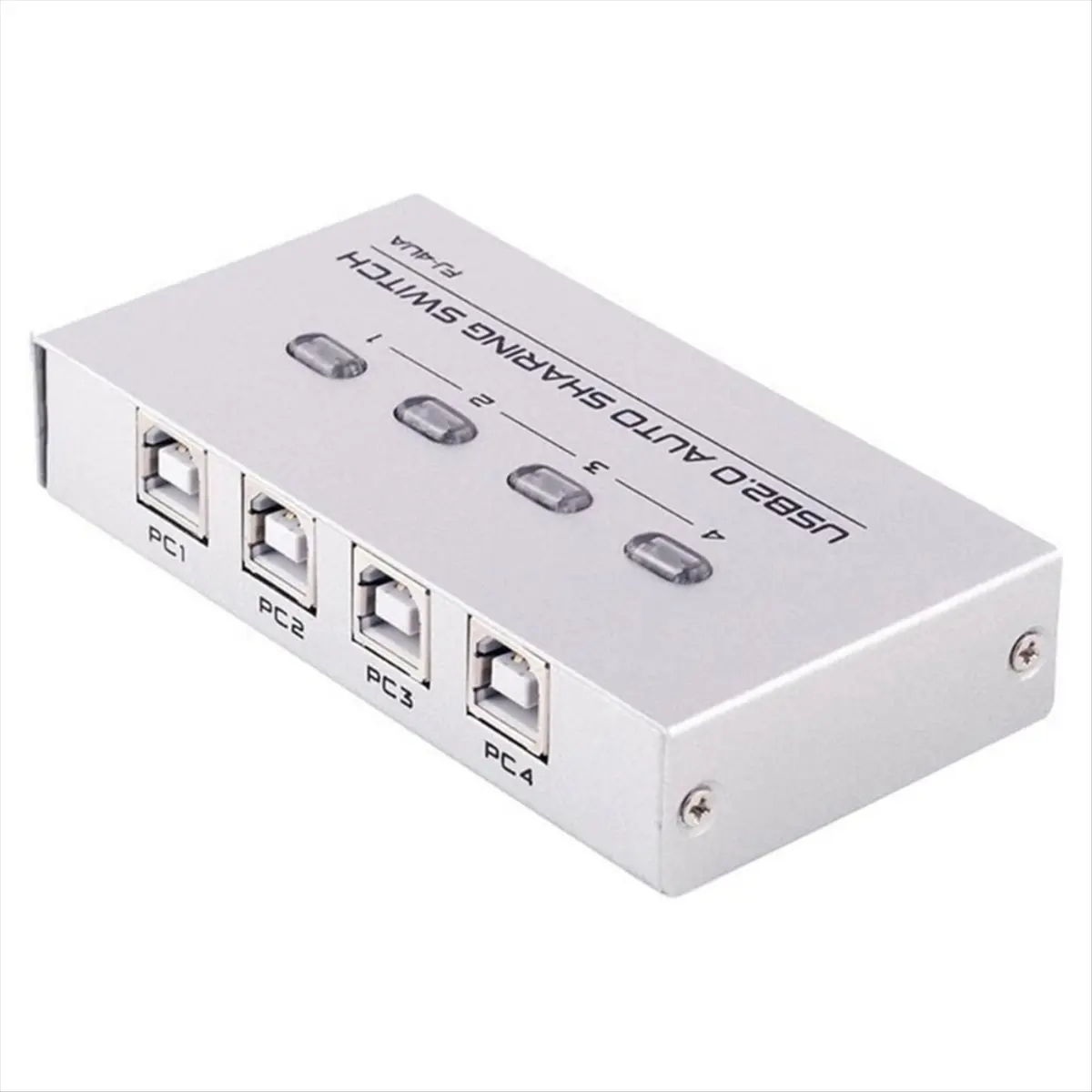 Welcome Deal- 4 Port USB2.0 Sharing Manual Switcher Box Hub Share USB Device for Printer 4UA Four Port Switching