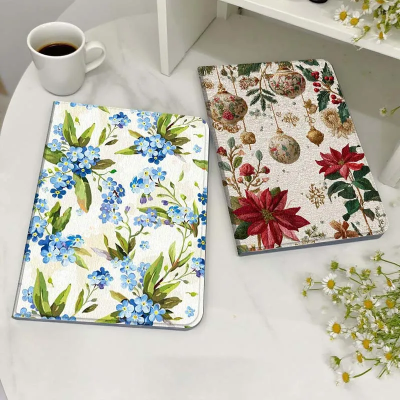 

Christmas Ornament Poinsettia Gift Tablet Case For Samsung Galaxy Tab S7 S8 S9 S10 FE Lite