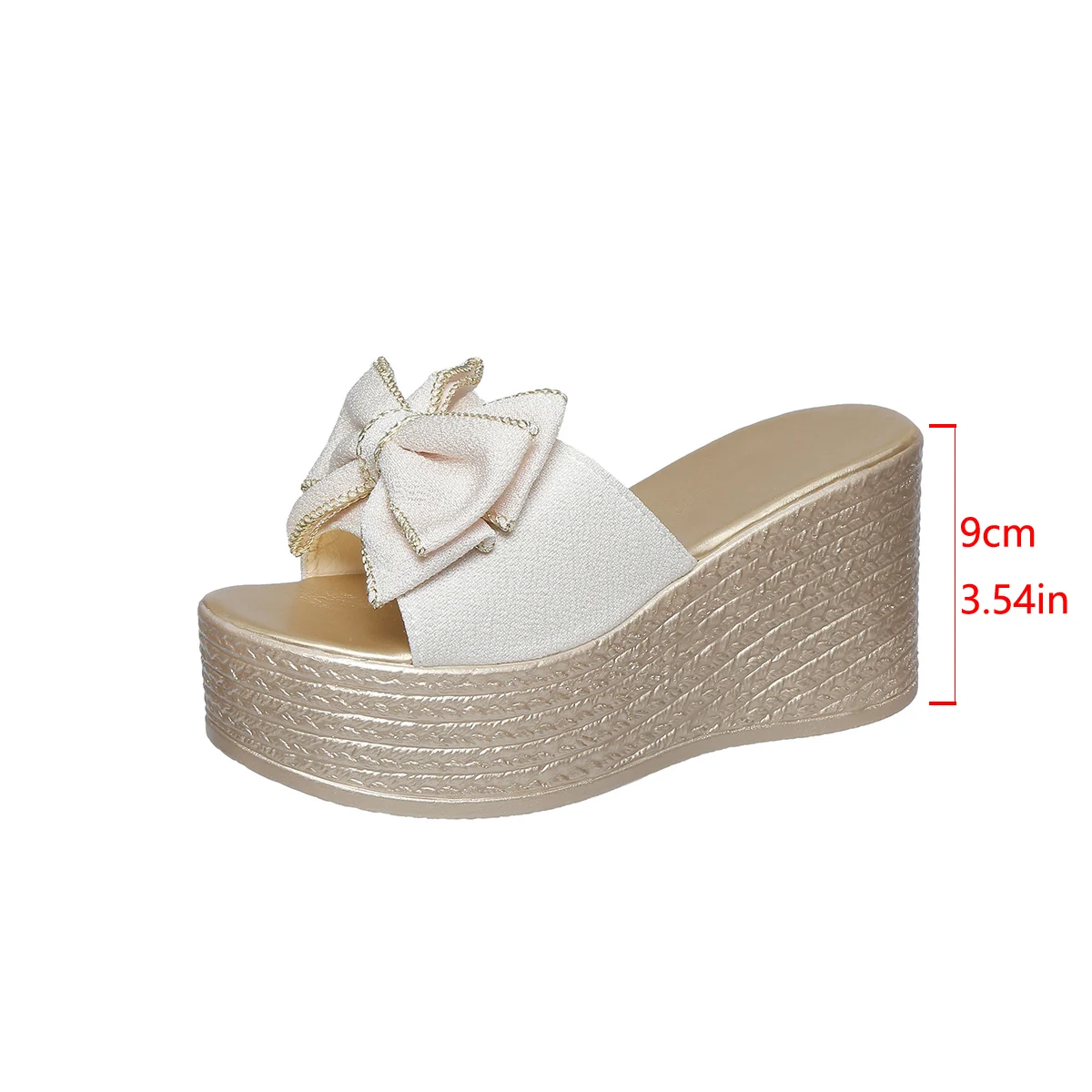 9cm Heels Slides Women\'s Shoes Woman Slippers Flip Flops Wedge Platform Shoes Woman Beach Slippers Zapatos Mujer