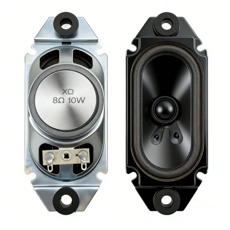 Hochleistungsfähiger 10-W-8-Ohm-Lautsprecher mit externem Magneten und Metallrahmen für verschiedene Geräte 55KC – Detail 1