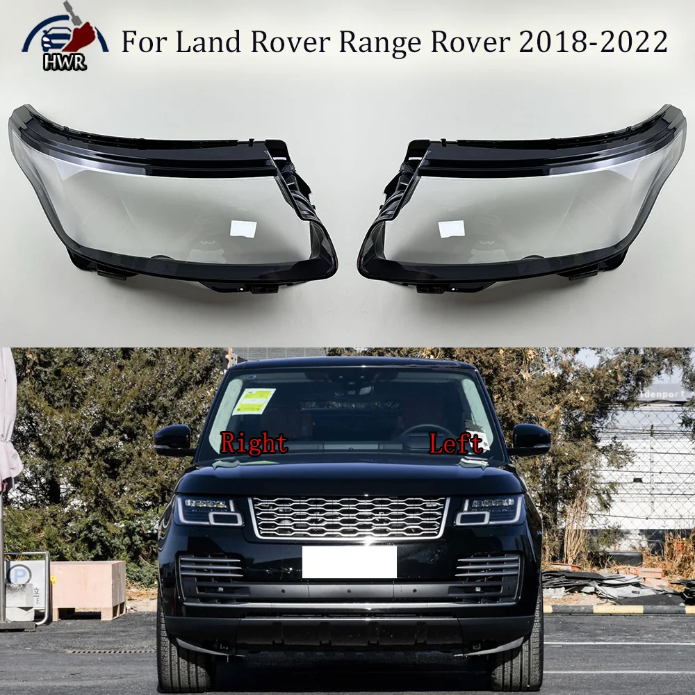 

For Land Rover Range Rover 2018 2019 2020 2021 2022 Front Headlight Cover Shade Lampshade Lens Headlamp Shell Plexiglass