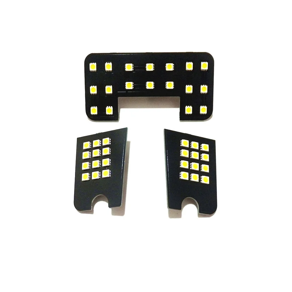 

Автомобильные светодиодные лампы для чтения July King, совместимые с Hyundai Accent Avante Elantra и KIA K3 и т. д., 3 шт., 6000K, внутренний купольный светильник для карт