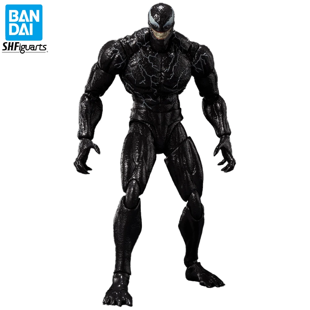 Original NEW Bandai S.H.Figuarts Venom (Venom: The Last Dance) 19cm Collectible Anime Action Figure Model Toys