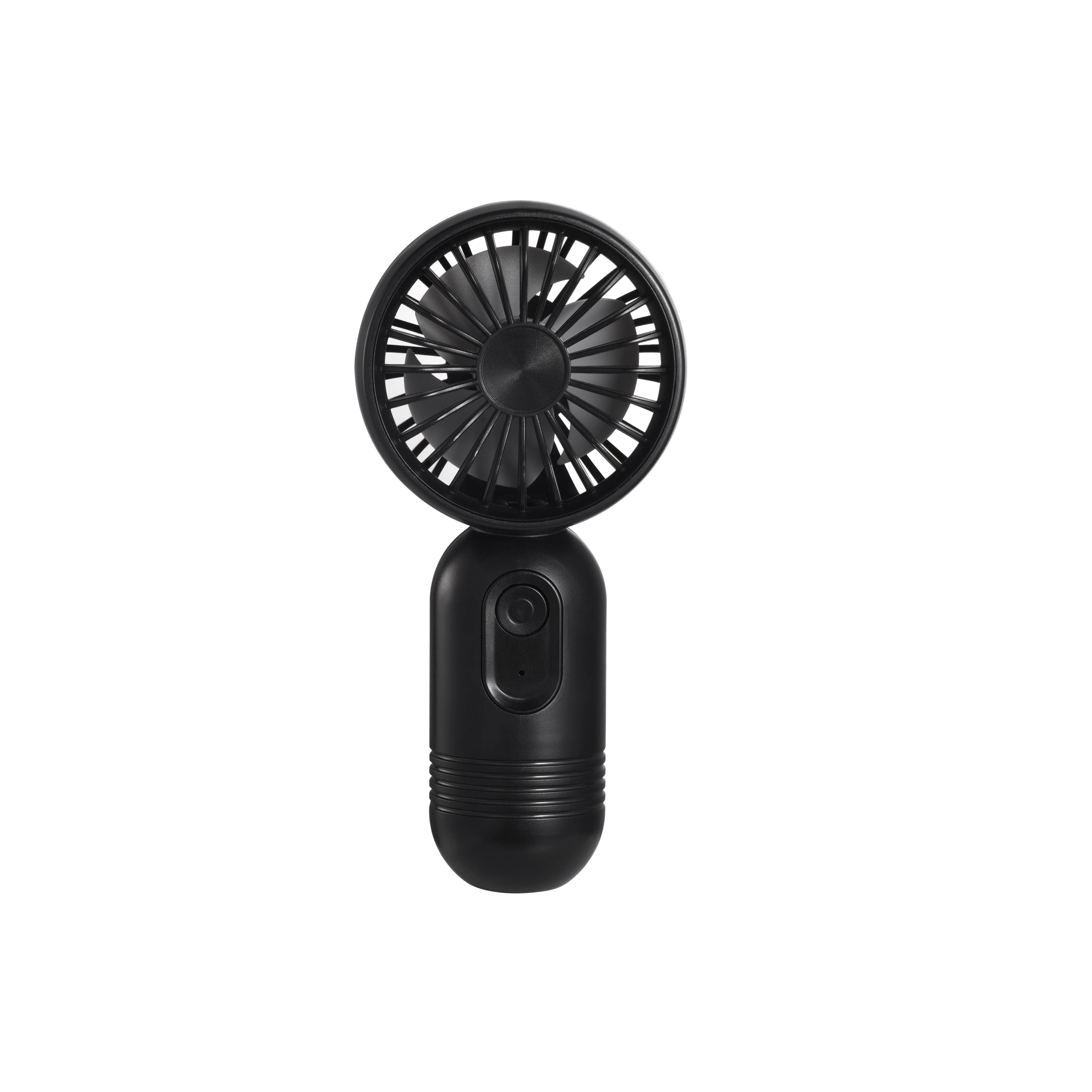 A Mini Portable Handheld Fan USB Rechargeable Personal Cooling Fan Button Control Indoor and Outdoor Use Office Travel