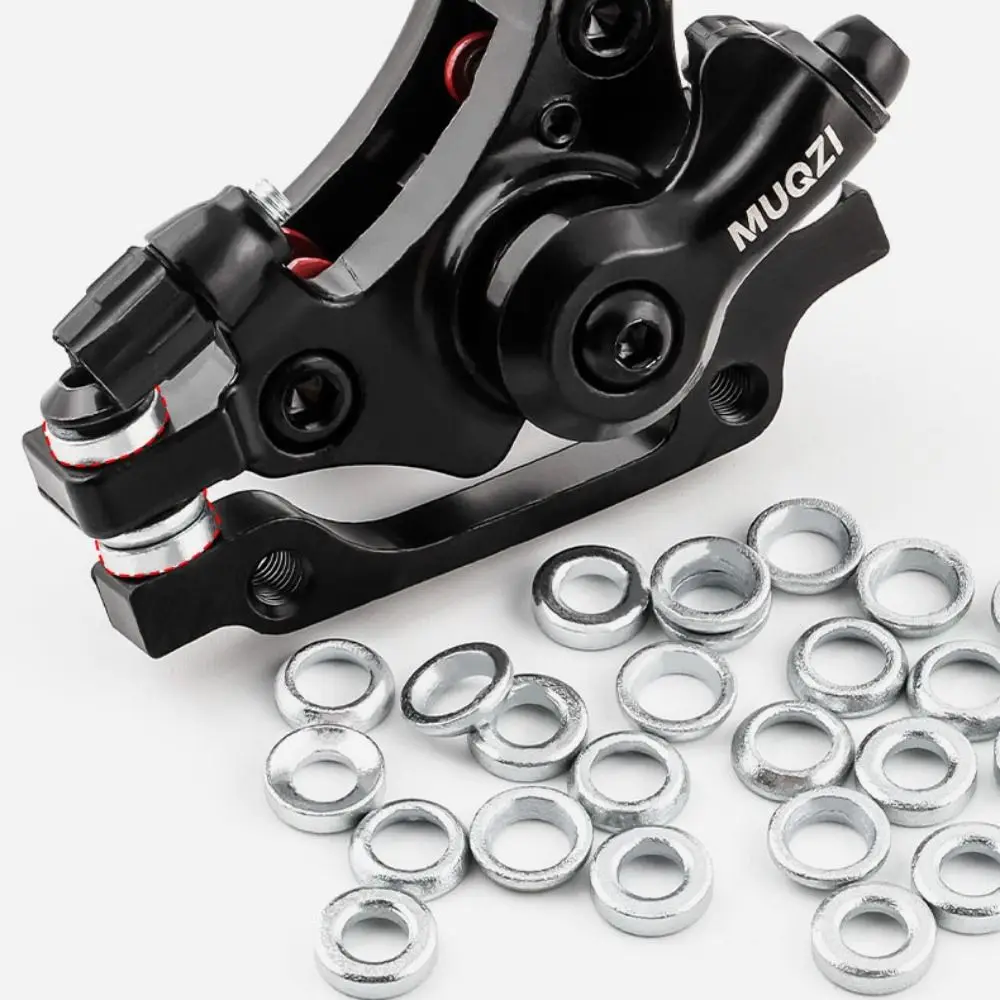 2pcs Aluminum Alloy M6 Disc Brake Spacer M6 Washer Spacer Disc Brake Caliper Gasket Bowl Shaped Cushion Fixed