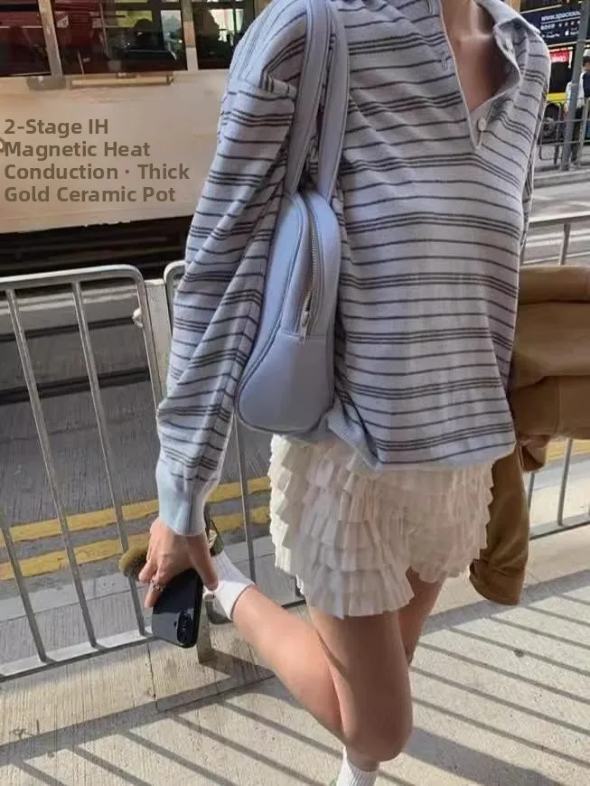 Plones Cortos de Ballet con Estilo Urbano, Falda Plón con Vuelo, Cintura Elástica, Dobladillo en Capas con Diseño de ...