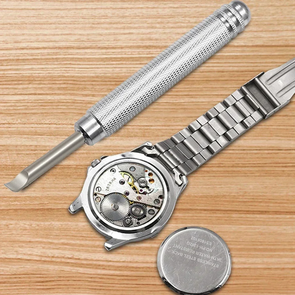 1pc Watch Repair Tool Watch Case Opener Back Cover Pry Remover For Battery Replacement Watch Accessory Repair Tool