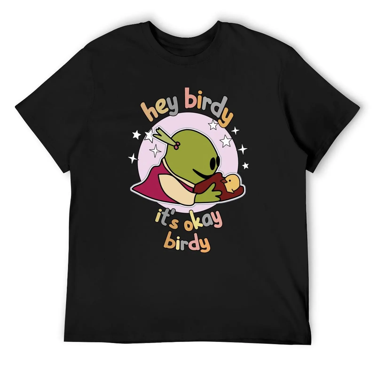 

Hey Birdy It's Okay Birdy Nanalan Mona Funny Meme T-Shirt plus sizes cute clothes vintage anime shirt t shirts for men