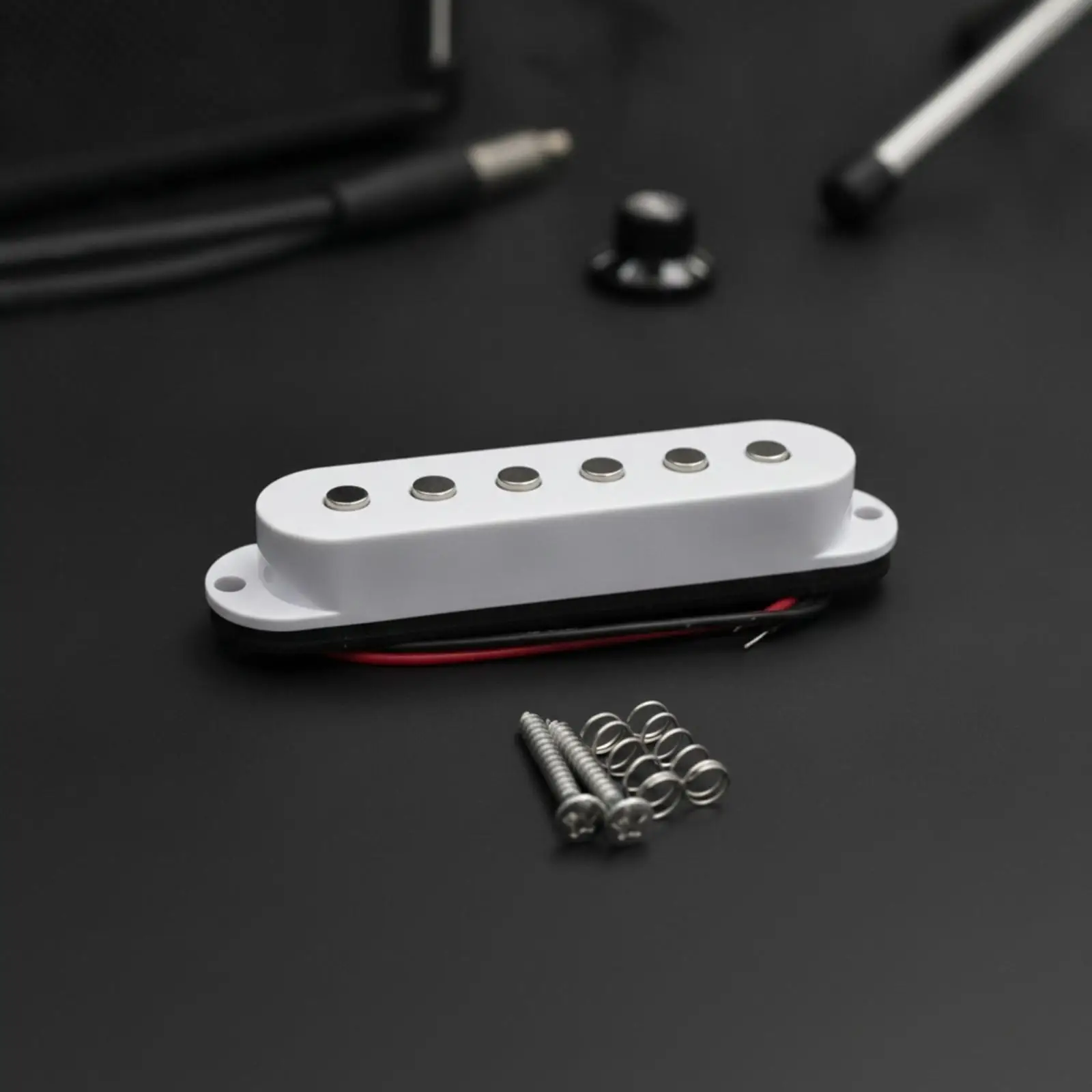 Guitar Pickup Electric Single Coil Copper Construction with Ceramic Magnet for ST Model Guitars Offering Articulate Bright Tonal
